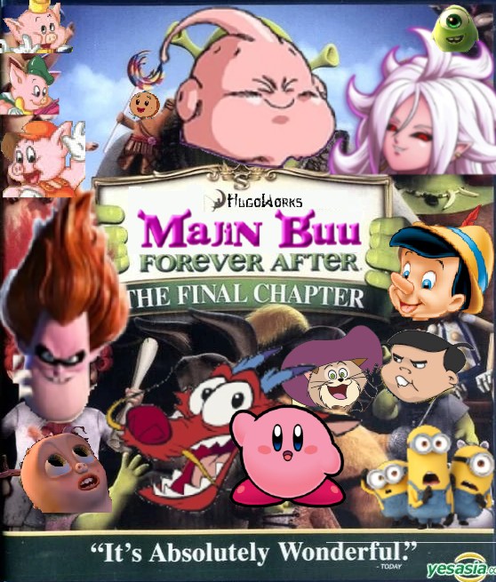 Majin Buu Forever After (Shrek Forever After) Blank Meme Template