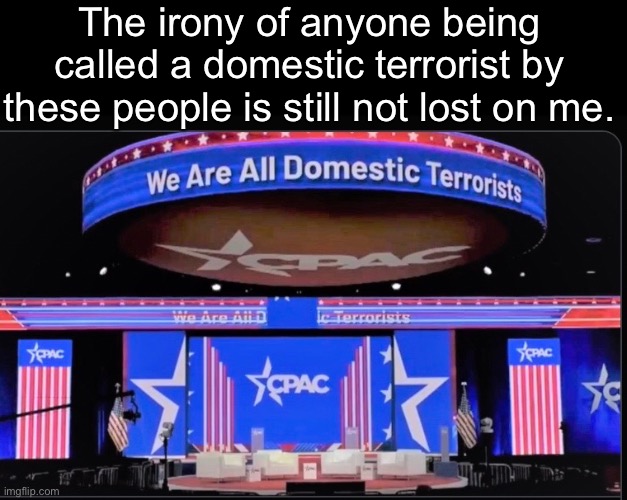 I guess when someone tells you who they are, you should believe them. | The irony of anyone being called a domestic terrorist by these people is still not lost on me. | image tagged in terrorism,ice,republicans,fascism,donald trump | made w/ Imgflip meme maker