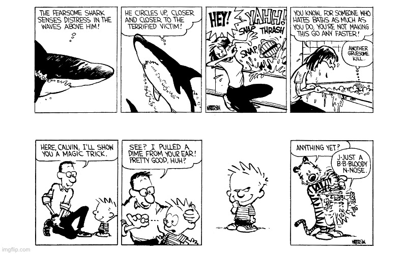 image tagged in calvin and hobbes,comics | made w/ Imgflip meme maker