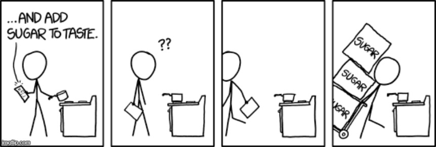 "Look, recipe, if I knew how much was gonna taste good, I wouldn't need you." | image tagged in stove,cooking,recipe,taste,sugar,too much | made w/ Imgflip meme maker