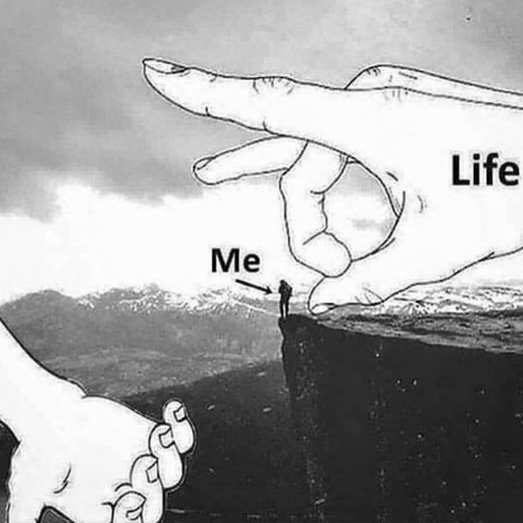 Catching hand Blank Meme Template