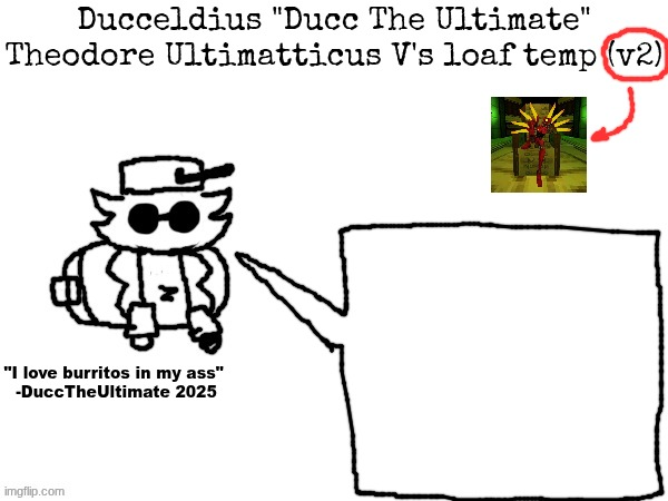 High Quality Ducc's loaf temp (v2) Blank Meme Template