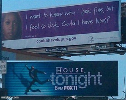 its never lupus | made w/ Imgflip meme maker