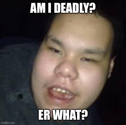 Native American | AM I DEADLY? ER WHAT? | image tagged in native american | made w/ Imgflip meme maker