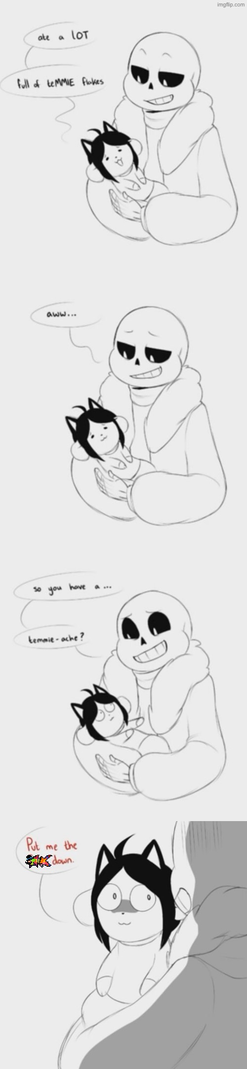 Temmie ache | made w/ Imgflip meme maker