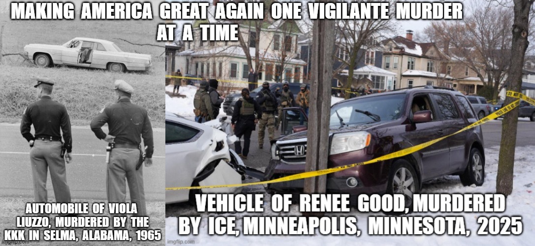 Who Was That Masked Man? | MAKING  AMERICA  GREAT  AGAIN  ONE  VIGILANTE  MURDER                                   AT  A  TIME | image tagged in execution | made w/ Imgflip meme maker