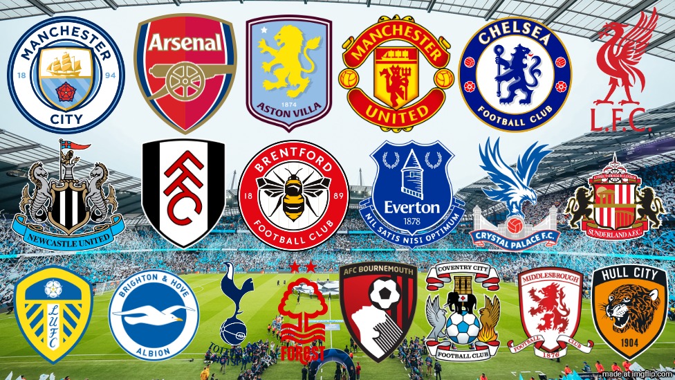 UPDATE! PREDICTION: ALL 20 Premier League 2026/2027 Clubs (since mid-season) | image tagged in premier league,manchester city,manchester united,chelsea,liverpool,arsenal | made w/ Imgflip meme maker