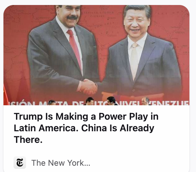 Regime-change propaganda (China, Venezuela) Blank Meme Template