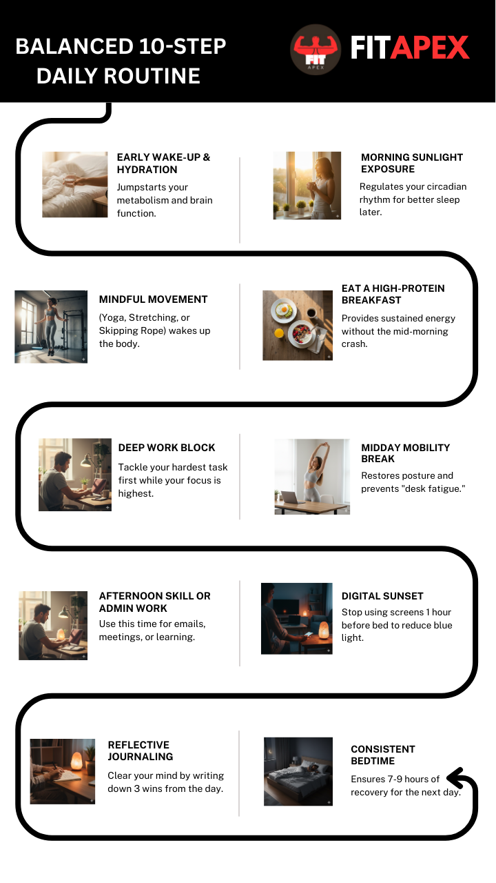 Daily routine Blank Meme Template