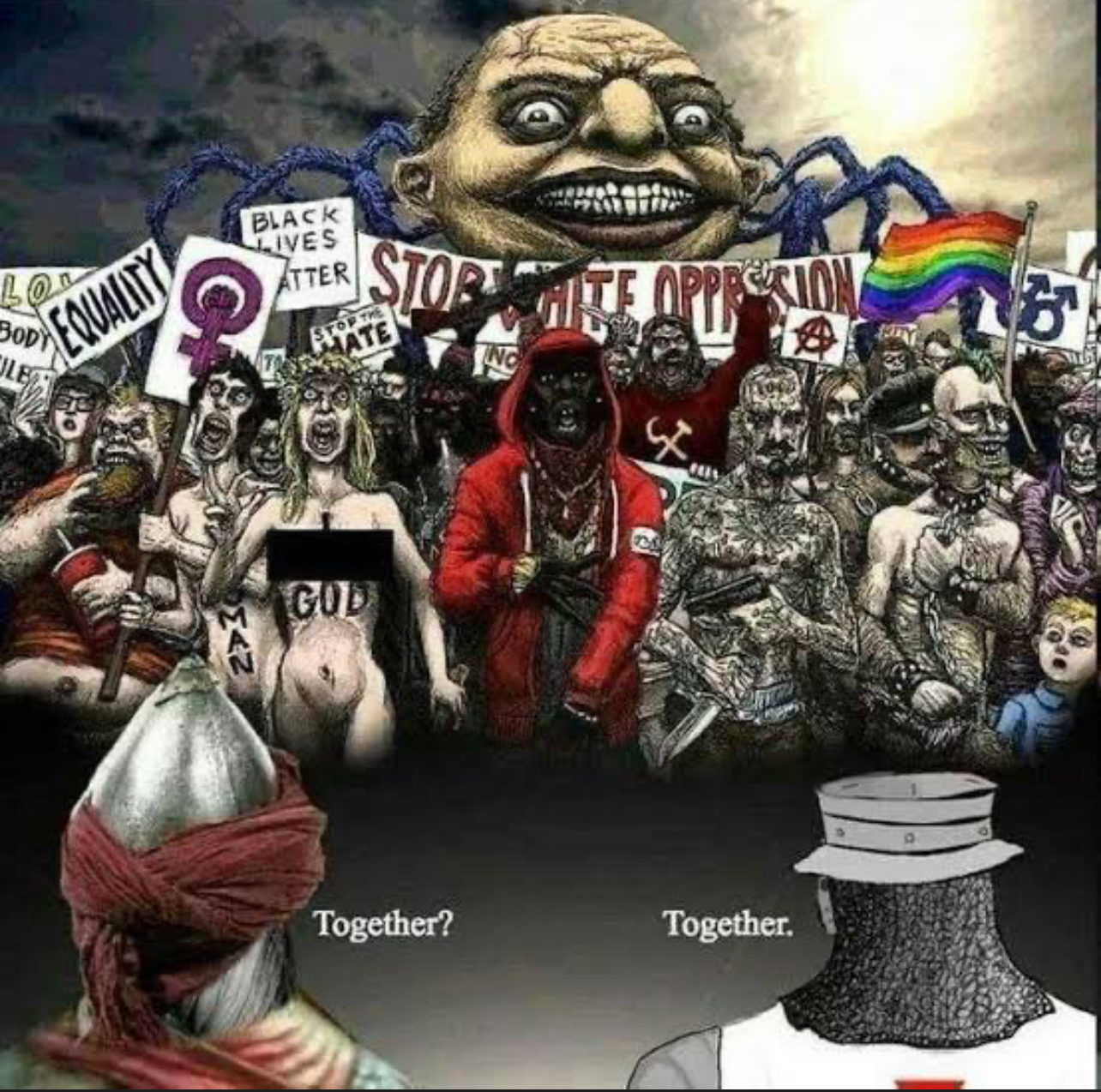 Together Blank Meme Template