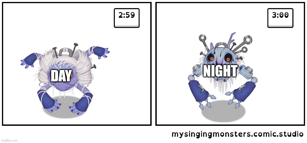 2:59 vs 3:00 | NIGHT; DAY | image tagged in 2 59 vs 3 00 | made w/ Imgflip meme maker