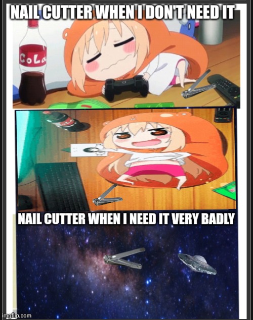 Nailcutter | image tagged in lost in space | made w/ Imgflip meme maker