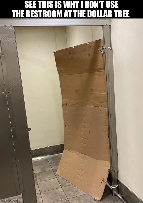See This Is Why I Don't Use The Restroom At The Dollar Tree | SEE THIS IS WHY I DON'T USE THE RESTROOM AT THE DOLLAR TREE | image tagged in chrisjoines1 | made w/ Imgflip meme maker