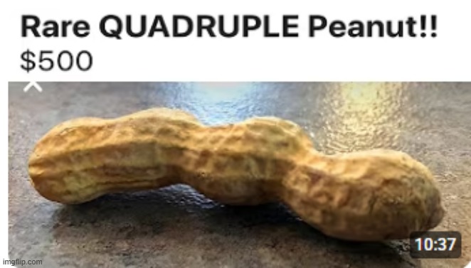 image tagged in peanut | made w/ Imgflip meme maker