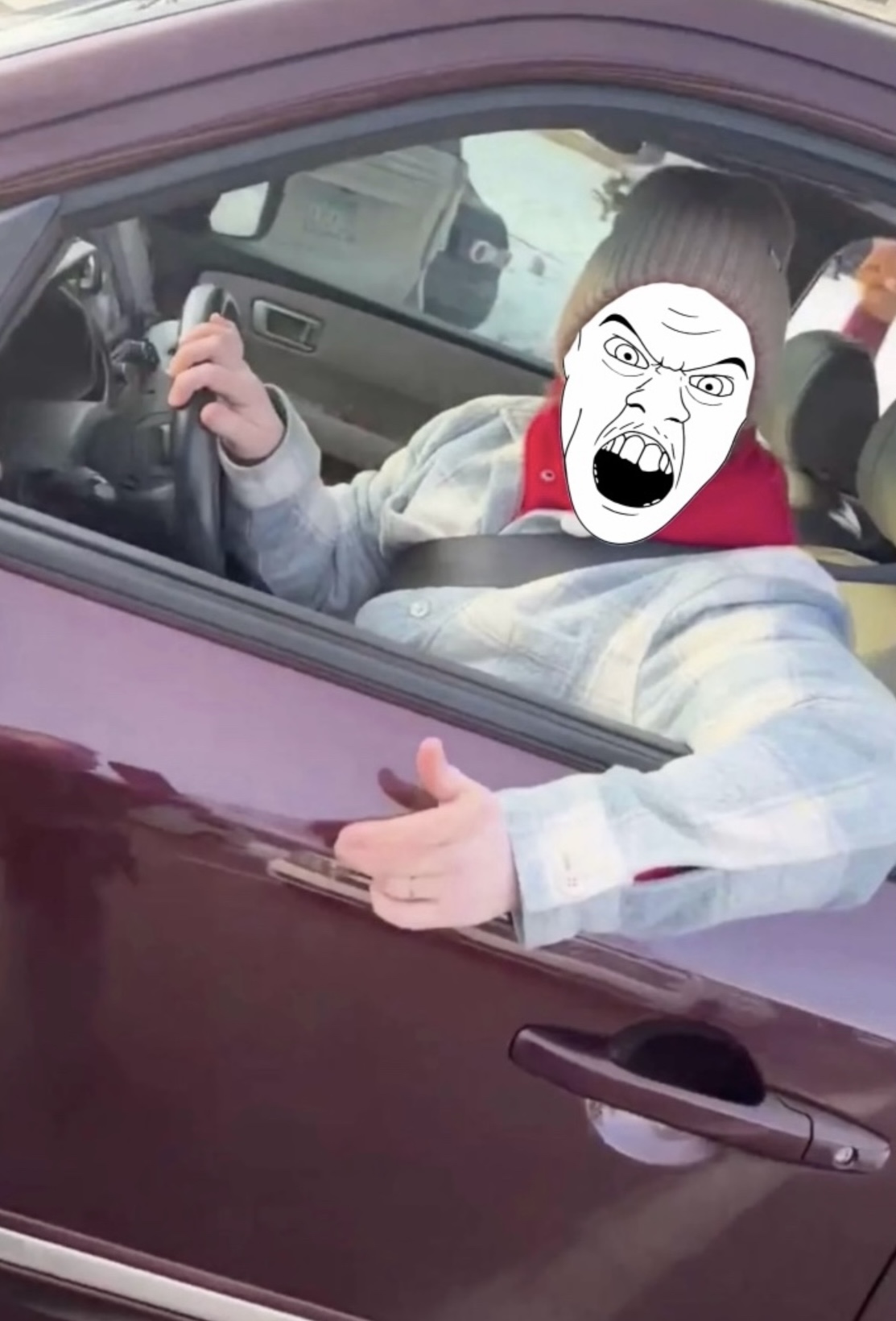 She mad Blank Meme Template