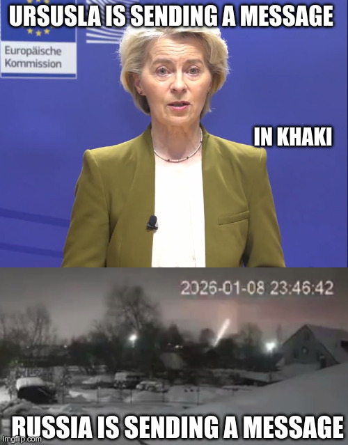 URSUSLA IS SENDING A MESSAGE; IN KHAKI; RUSSIA IS SENDING A MESSAGE | made w/ Imgflip meme maker