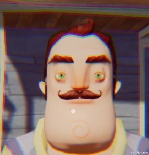 Hello Neighbor Depressed | image tagged in hello neighbor depressed | made w/ Imgflip meme maker