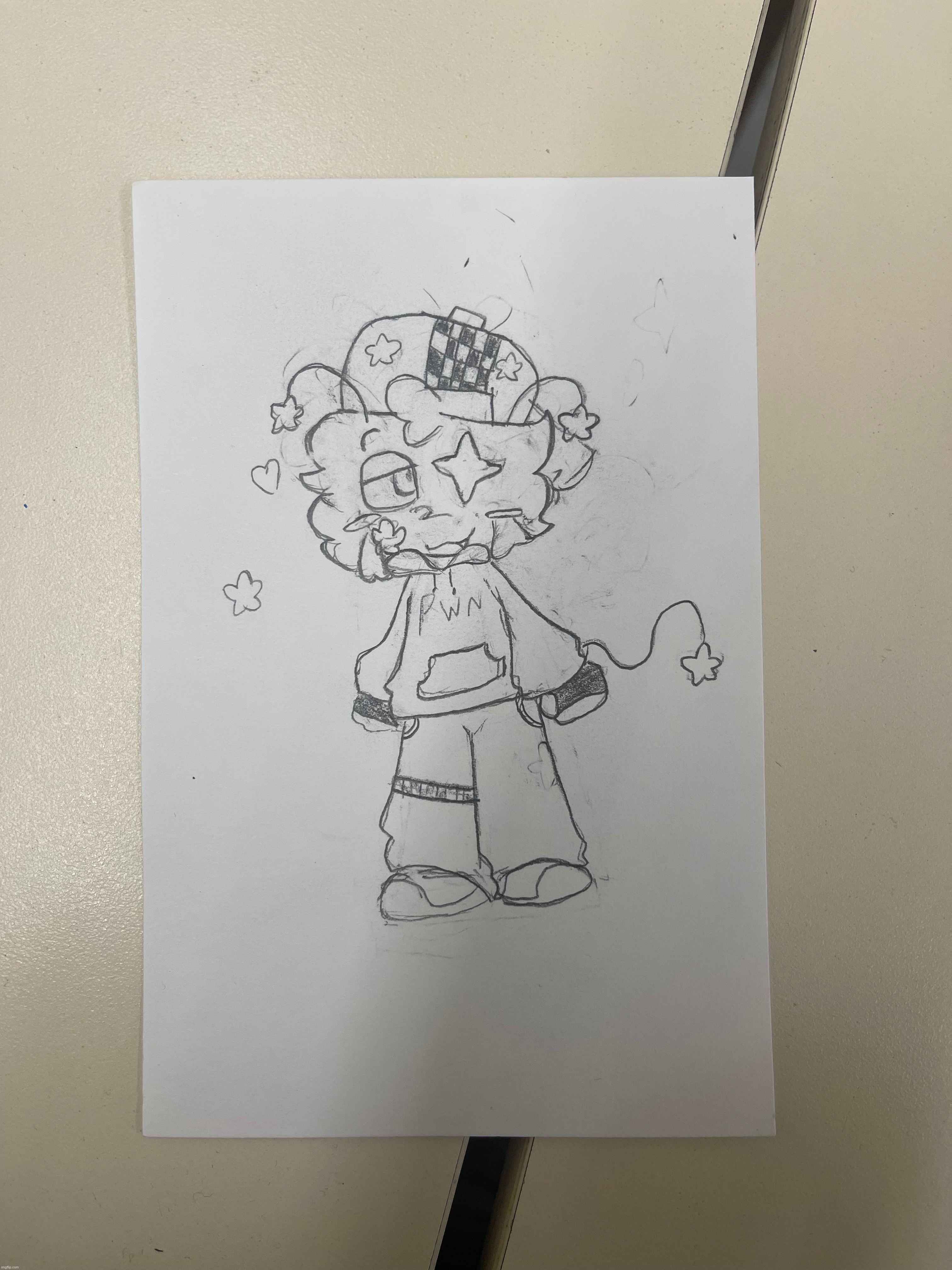 hi, have a persona drawing :3 | made w/ Imgflip meme maker