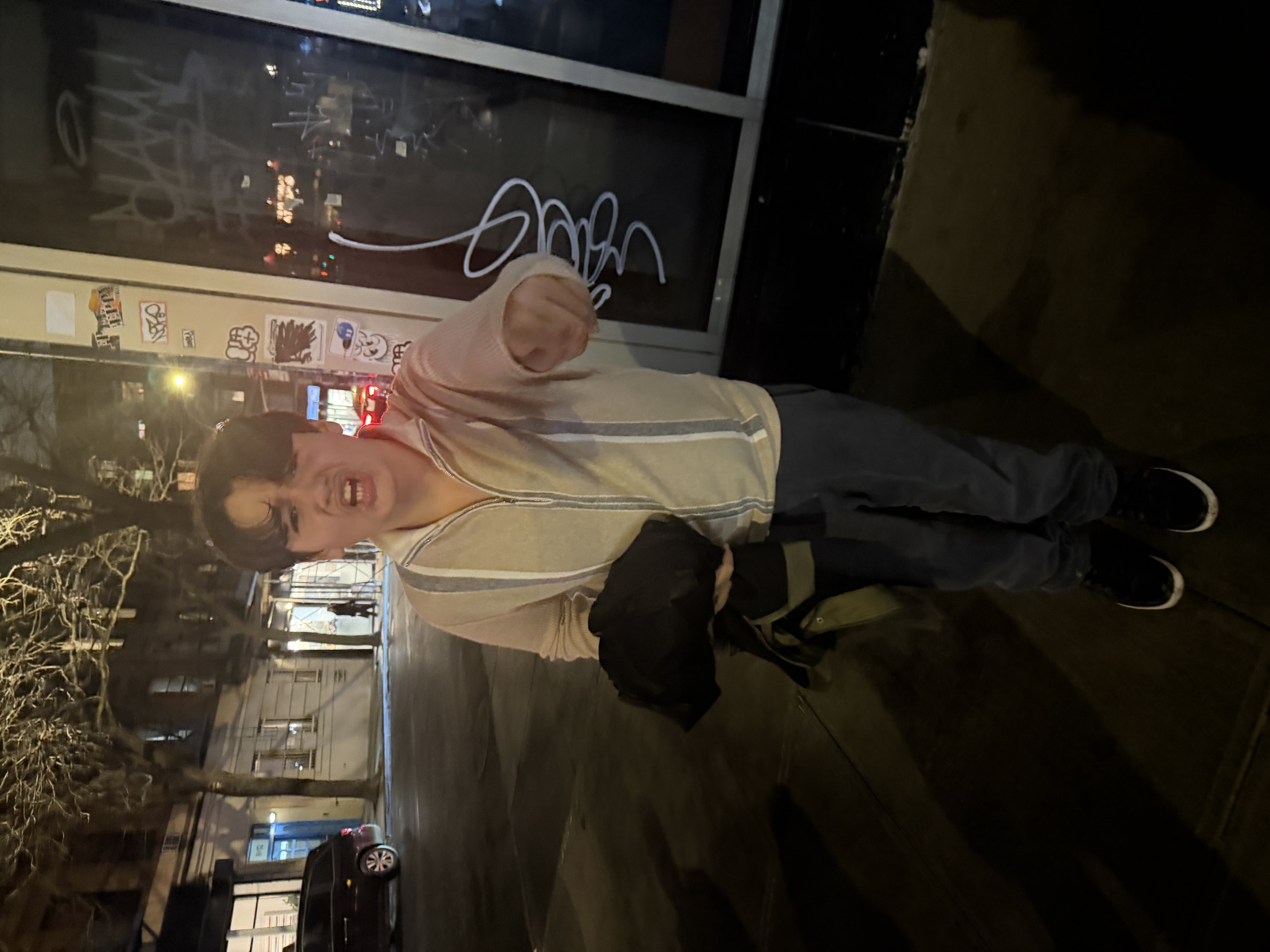 Boy in the Sweater Blank Meme Template