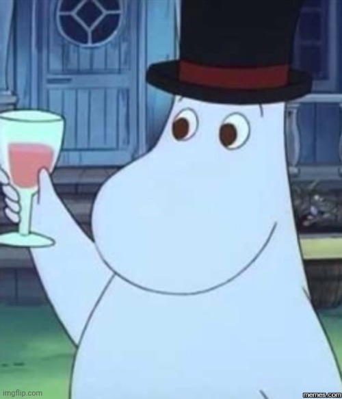 Cheers moomin | image tagged in cheers moomin | made w/ Imgflip meme maker