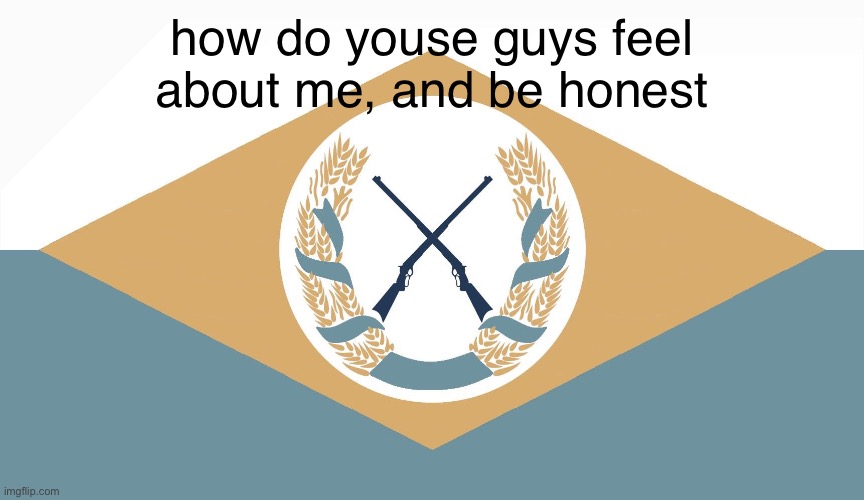 delaware flag redesign | how do youse guys feel about me, and be honest | image tagged in delaware flag redesign | made w/ Imgflip meme maker