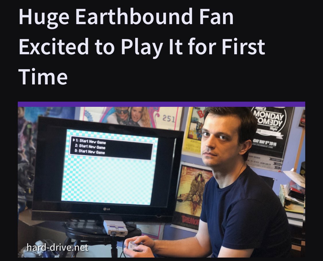 Huge Earthbound Fan Excited to Play It for First Time Blank Meme Template