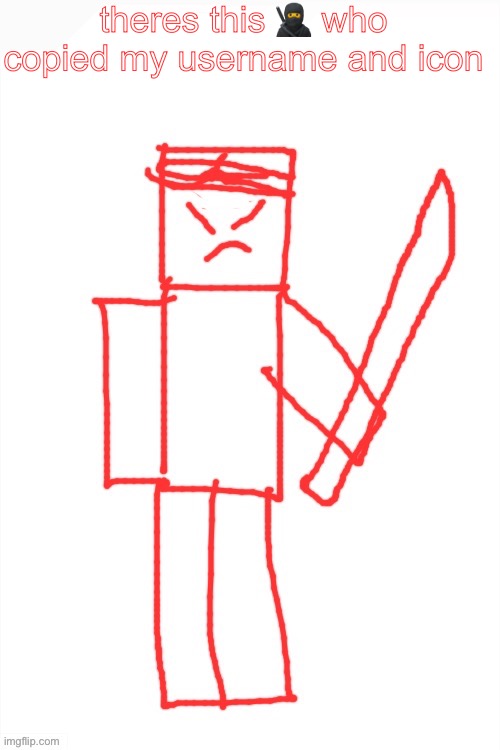 yamatsuki | theres this 🥷 who copied my username and icon | image tagged in yamatsuki | made w/ Imgflip meme maker