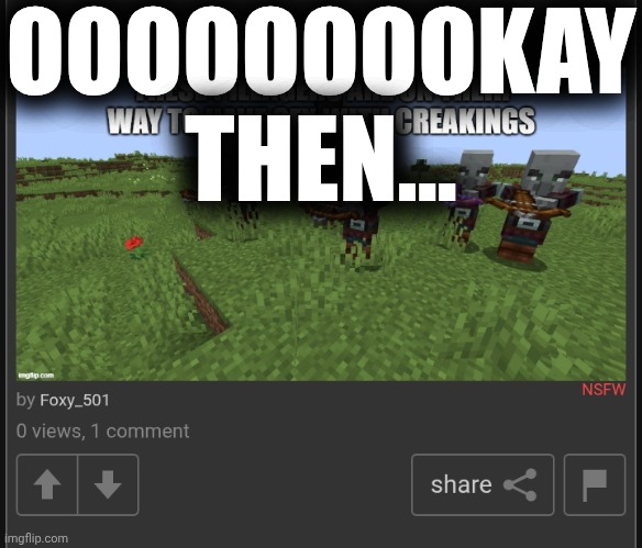 why did he say this? | OOOOOOOOKAY THEN... | made w/ Imgflip meme maker