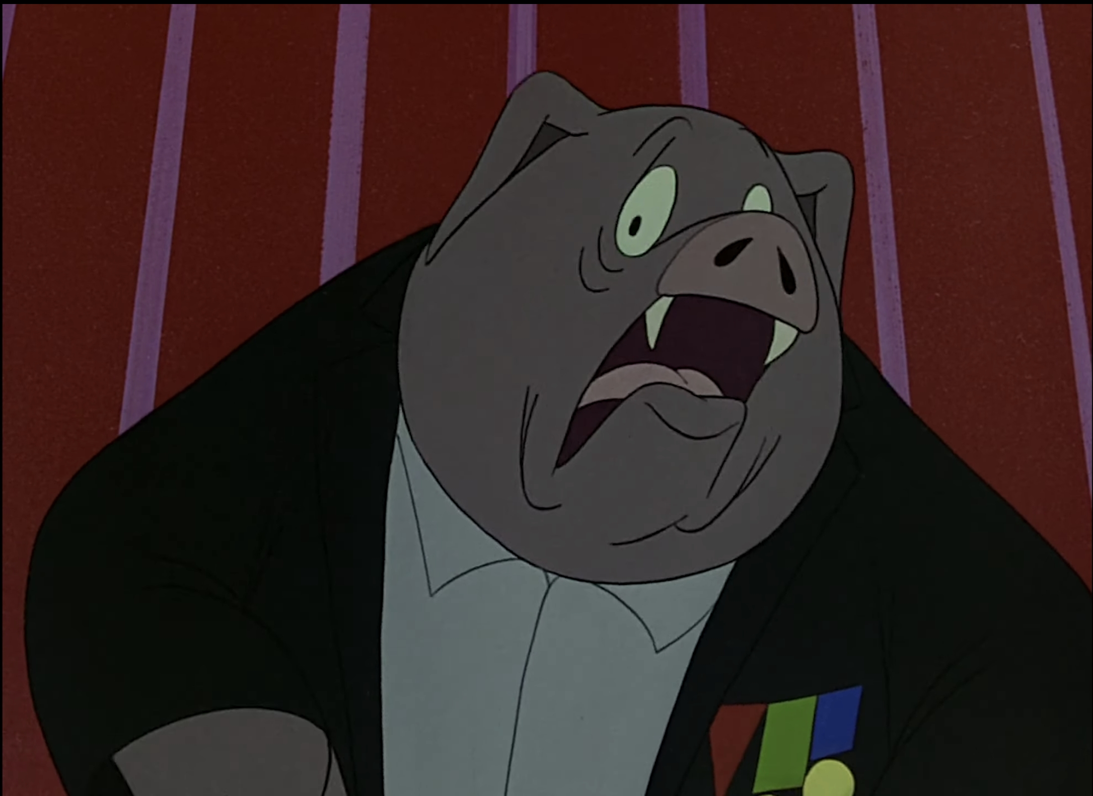 Napoleon (the pig from animal farm) before he got killed Blank Meme Template