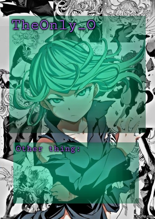 Os Tatsumaki Announcement Template Blank Meme Template