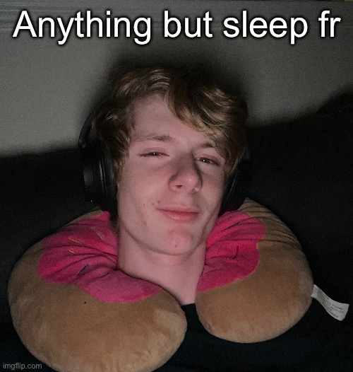 Squinting because the flash on my phone bright af considering it’s 1 AM | Anything but sleep fr | made w/ Imgflip meme maker
