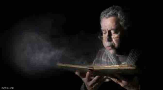 Blowing dust off book guy | image tagged in blowing dust off book guy | made w/ Imgflip meme maker