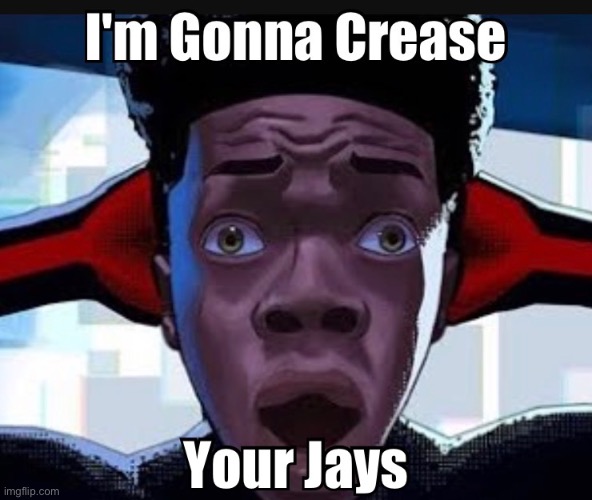 Uh oh | image tagged in miles morales | made w/ Imgflip meme maker