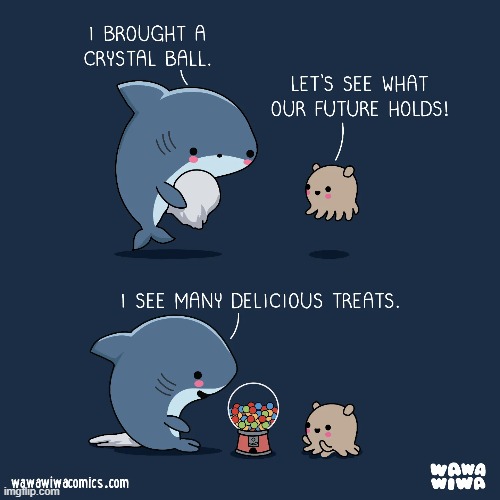 image tagged in shark,octopus,crystal,ball,crystal ball,gumball machine | made w/ Imgflip meme maker