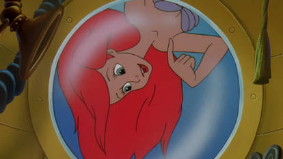 ariel saying hi Blank Meme Template