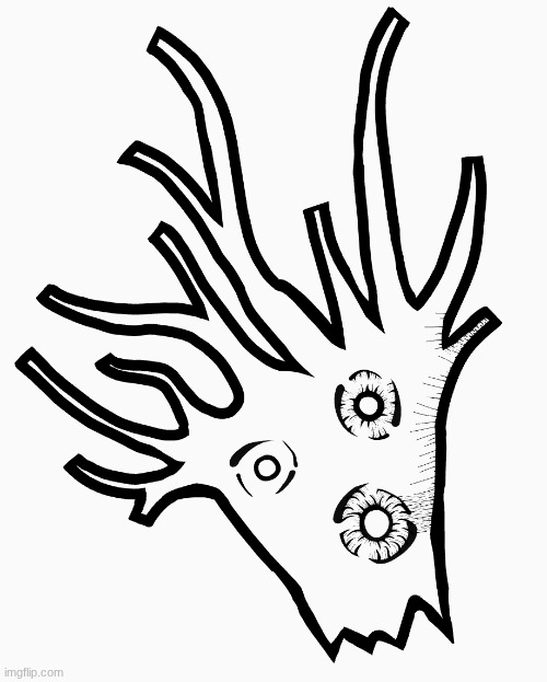 Also a wip (tree creature) | made w/ Imgflip meme maker