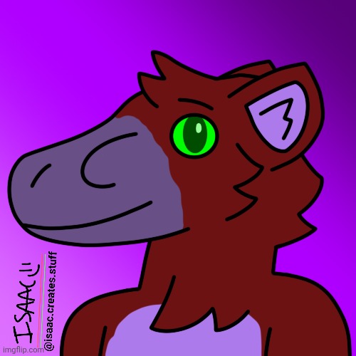I made this raptorwolf fursona but I need name suggestions | made w/ Imgflip meme maker