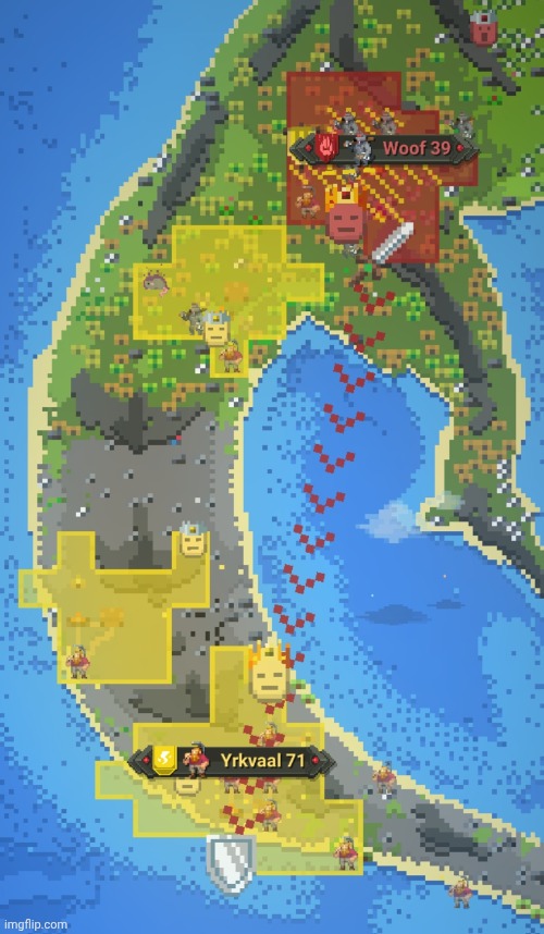 First war in my new WorldBox world | made w/ Imgflip meme maker