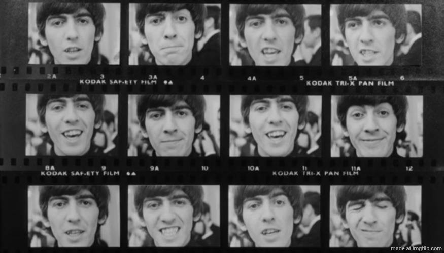 George Harrison making faces | image tagged in george harrison making faces | made w/ Imgflip meme maker