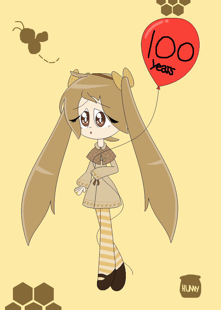 100 Years of Hunny Miku Blank Meme Template