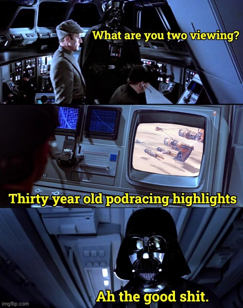 Pod Racing | image tagged in star wars,pod racing | made w/ Imgflip meme maker