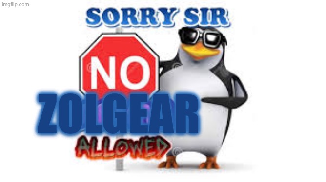 NO Anime Allowed | ZOLGEAR | image tagged in no anime allowed | made w/ Imgflip meme maker