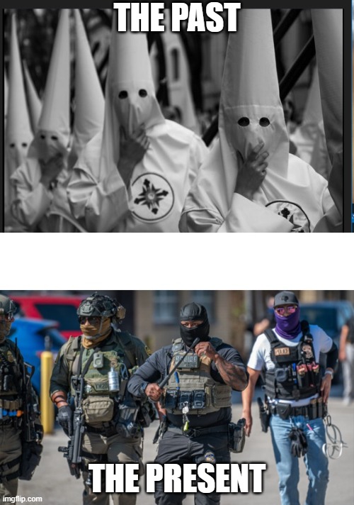 SAME THING, DIFFERENT ERA | THE PAST; THE PRESENT | made w/ Imgflip meme maker