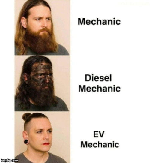 Man Bun Alert | image tagged in mechanics meme | made w/ Imgflip meme maker