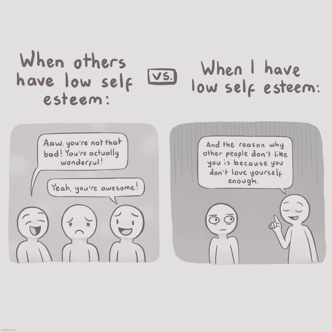 Double standards are so horrible | made w/ Imgflip meme maker