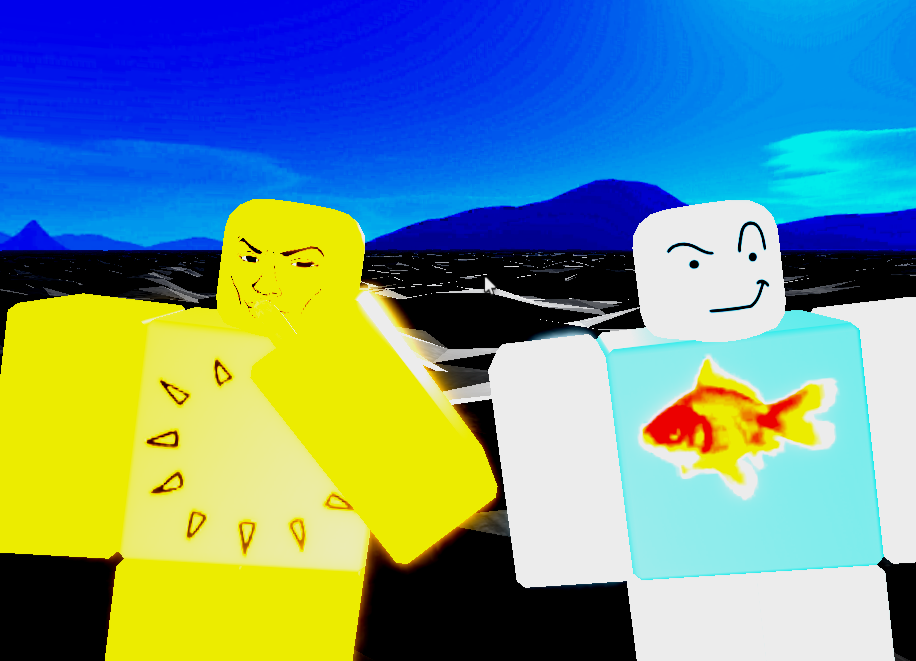 Sigma GoodPuffer and Angeredfish Blank Meme Template