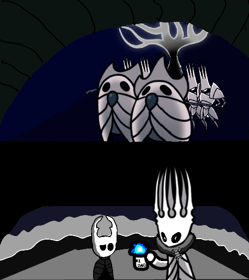 High Quality What do you have there? (Hallownest Edition) Blank Meme Template