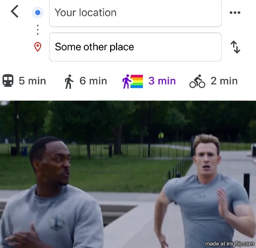 Gay Running Speed | image tagged in gay running speed | made w/ Imgflip meme maker