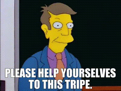 Help yourselves to this tripe Blank Meme Template