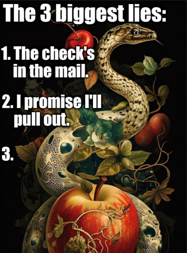 Snake apple Blank Meme Template